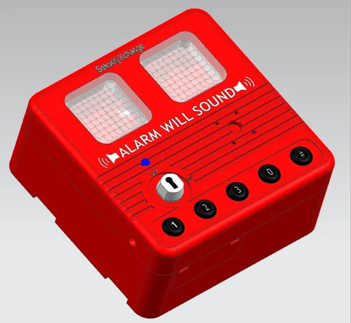 New Arrival Home Security System with Inbuilt Flasher Buzzer Exit Stopper Operated Keyswitch Password Fire Scare Alarm