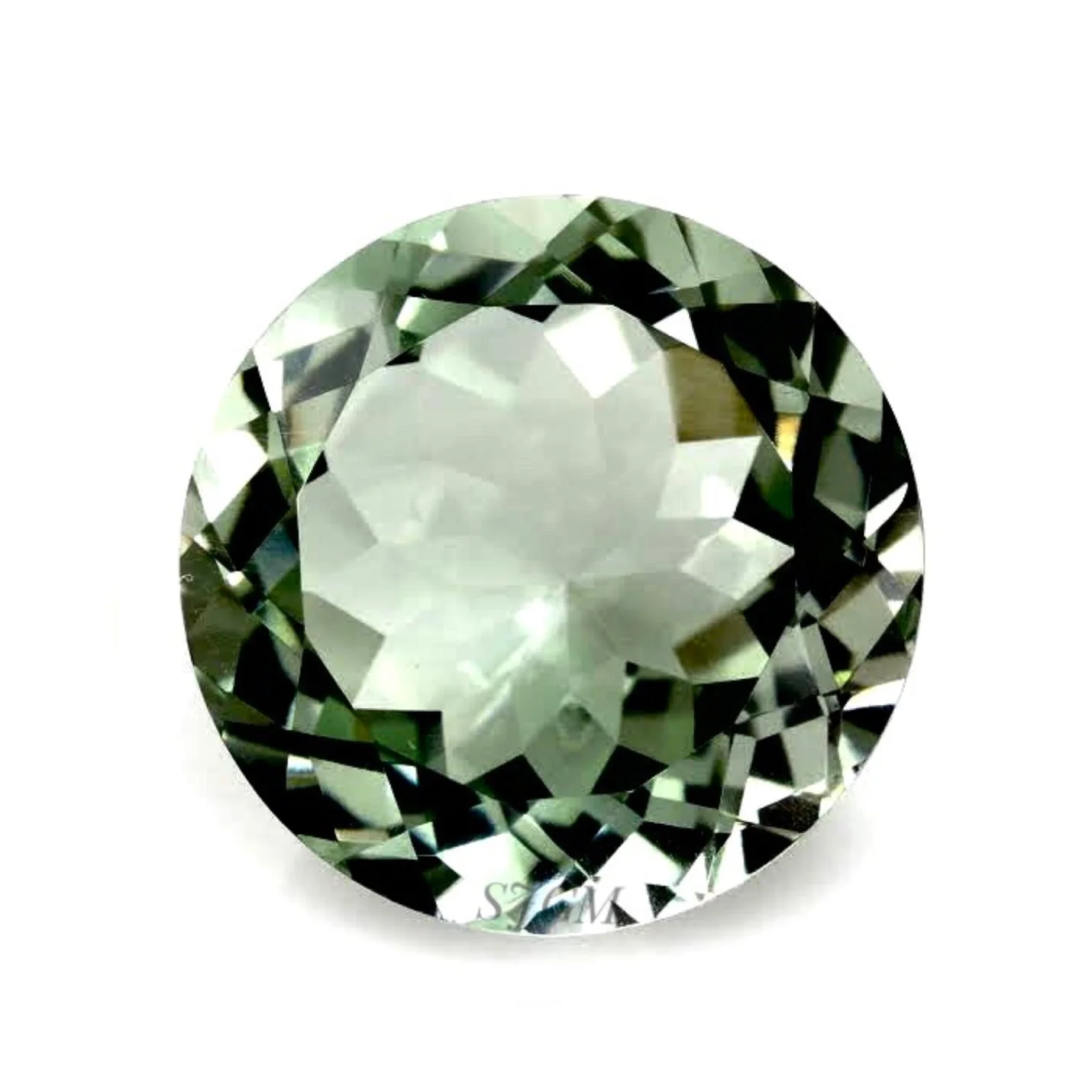 Most Popular Natural Green Amethyst 5mm to 15mm Round Faceted Cut Loose Gemstone 
