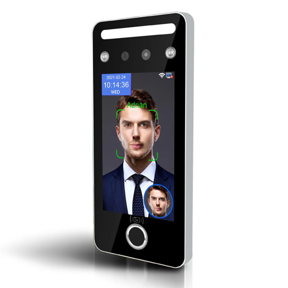 Timmy AI07 Wireless Face Time Recording Rfid Biometric Fingerprint Facial Recognition Access Control