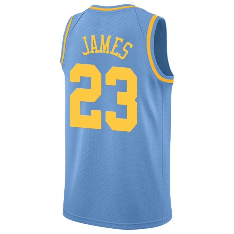 18-19 #23 James Home Yellow/White/Purple/Black Best Stitched Jersey - China  James Jersey and Lakers Jersey price