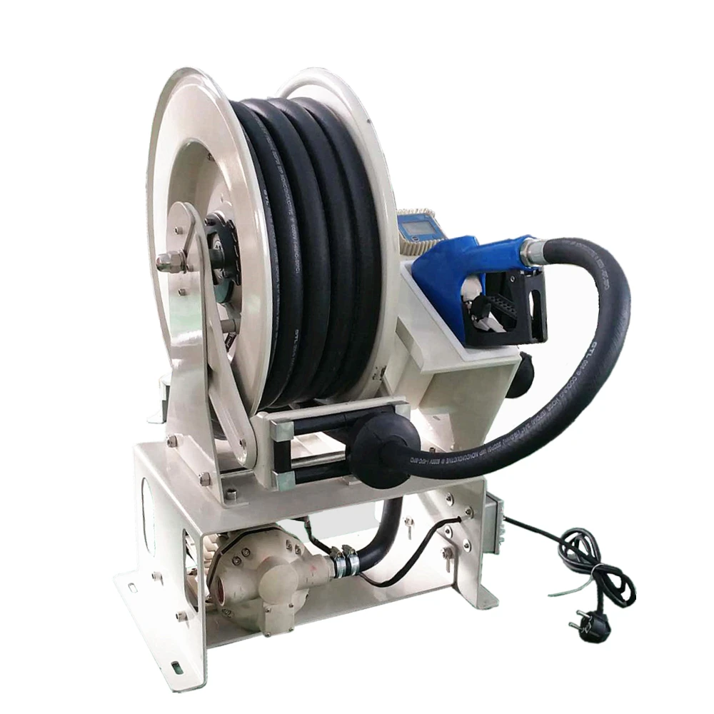 Heavy duty anti-corrosion auto spring roll-up hose reel 3/4" Diesel Gasoline Water