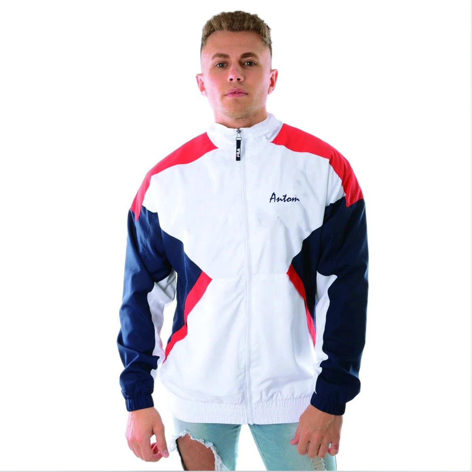 Jaket Windbreaker Pria Biasa Ringan 