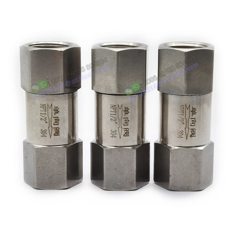 Stainless Steel Check Valve - High Pressure & Customized