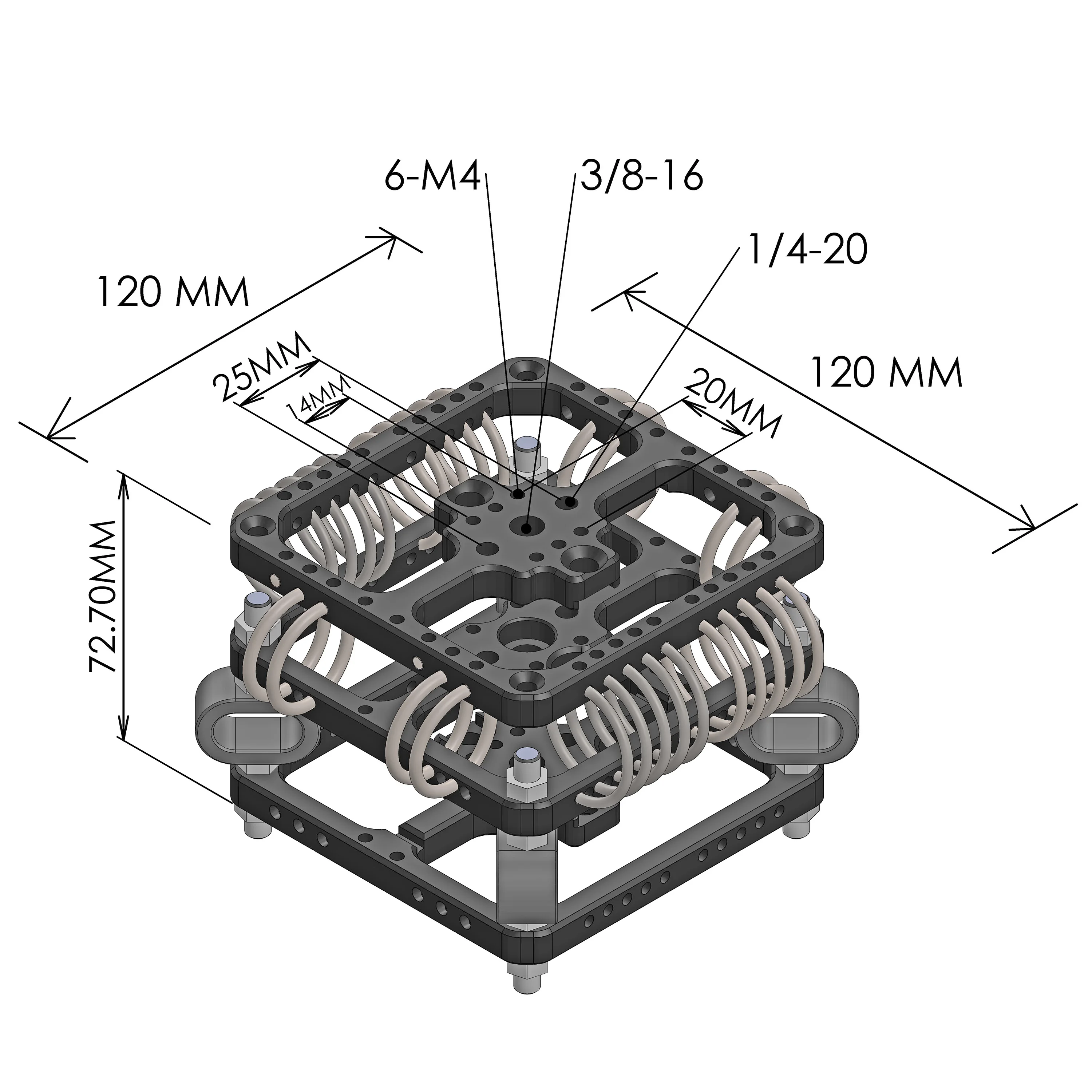 CAME-TV isolador de cabeça do cardan da montagem, componentes de montagem  que reduz o agitação da câmera/da engrenagem montada| Alibaba.com