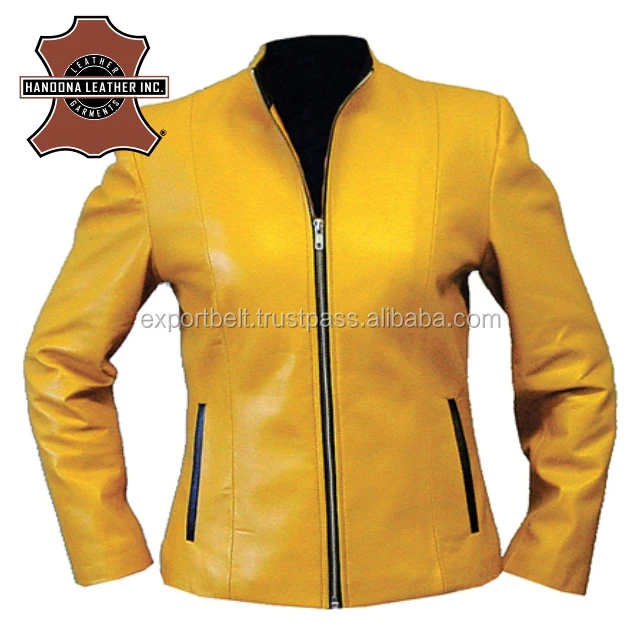 Leather Women Winter Down Style Leather Black Coat And Jackets Buy