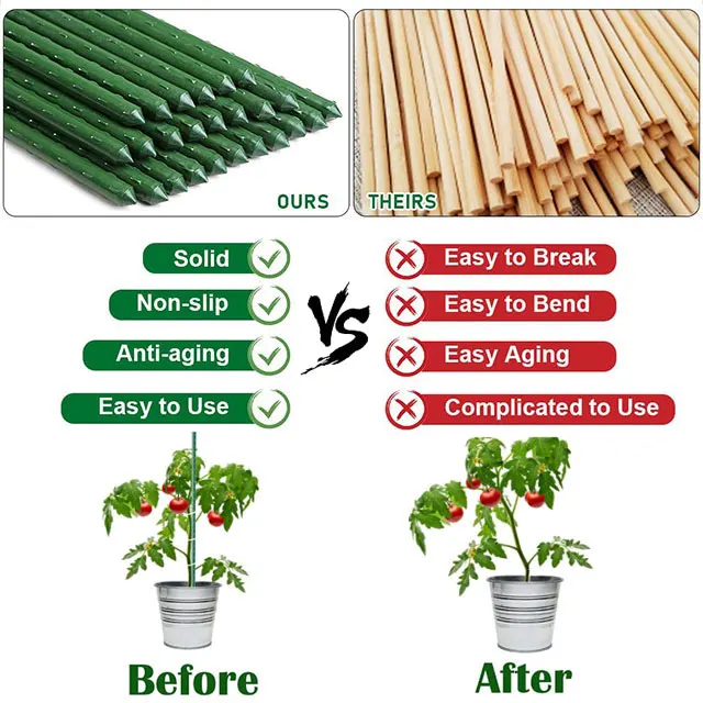 Заводская оптовая продажа утолщенный пластиковый проволочный обруч для поддержки комнатных и уличных цветов решетка для подъема