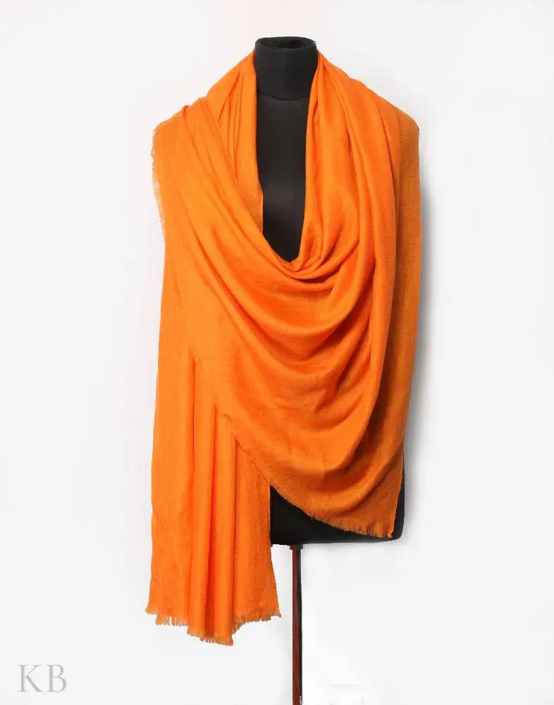 orange shawl