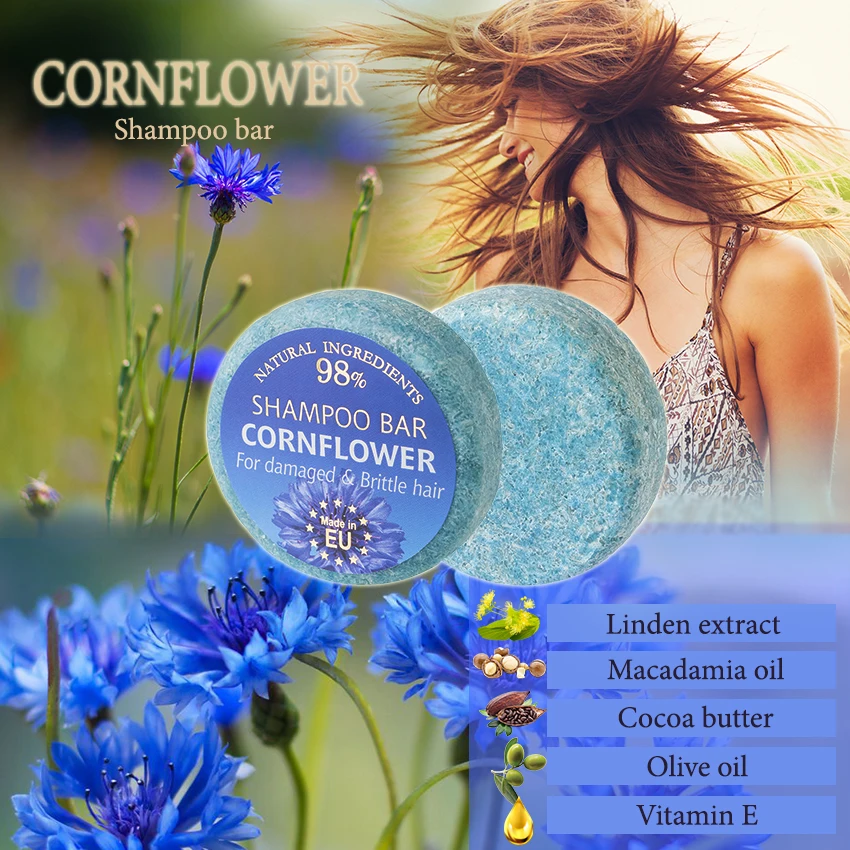 Export Quality Handmade Strong Hair Cornflower Bar Shampoo From Reliable  Supplier And Manufacturer - Buy Shampoo Bar Private Label Hair Treatment  Shampoo Bar Solid Shampoo Bar Hair Care Shampoo Bar Travel Size