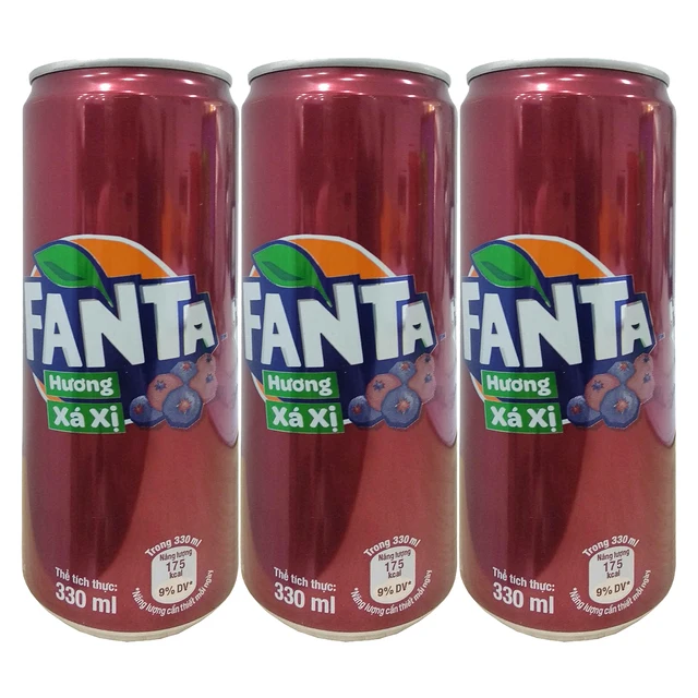fanta soft drink sarsi flavour can 320ml - wholesale fanta soft