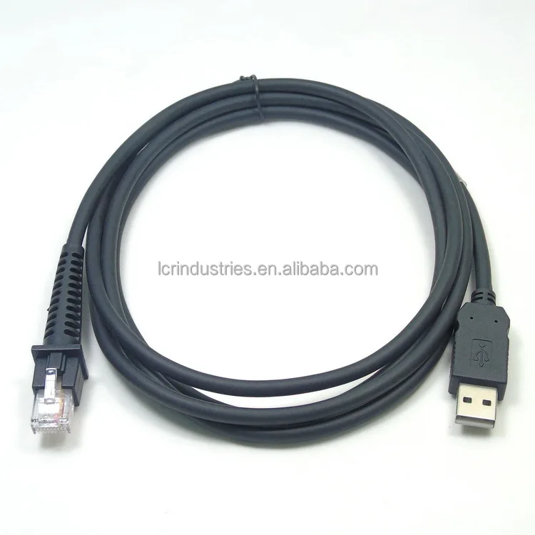 USB to RJ50/RJ45 Cable for Datalogic Barcode Scanners