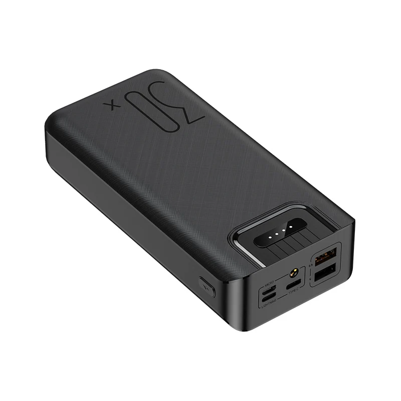 2024 External Battery Charging Power Bank 30000mAh for Mobile Phone with LED Display for Iphone