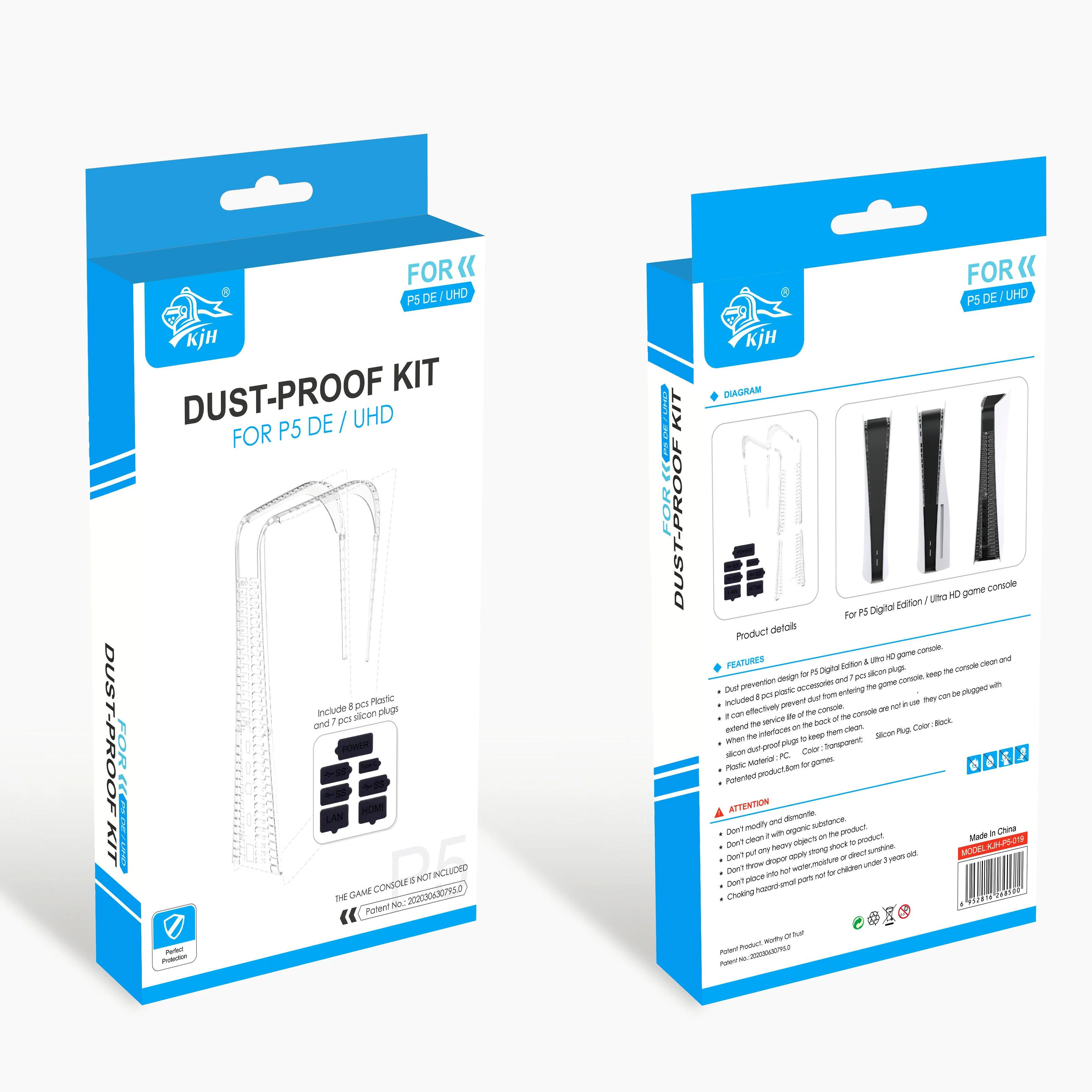 PS5 Pro & PS5 Slim Dust Filters 2-Pack - Anti-Dust Fan Covers For PlayStation 5