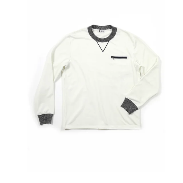 White Man Sweater Without Hood Made With 100 Cotton Contemporary Italian Style Customizable