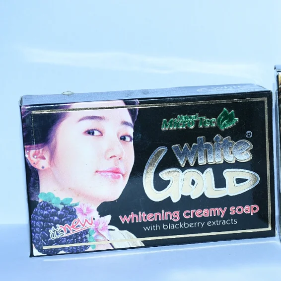 white gold whitening soap