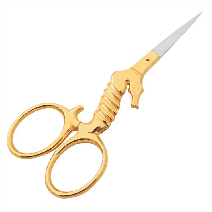 Ножницы для вышивки в виде рыбок из нержавеющей стали, 4 дюйма, острые тонкие ножницы для шитья нитью, художественные ножницы