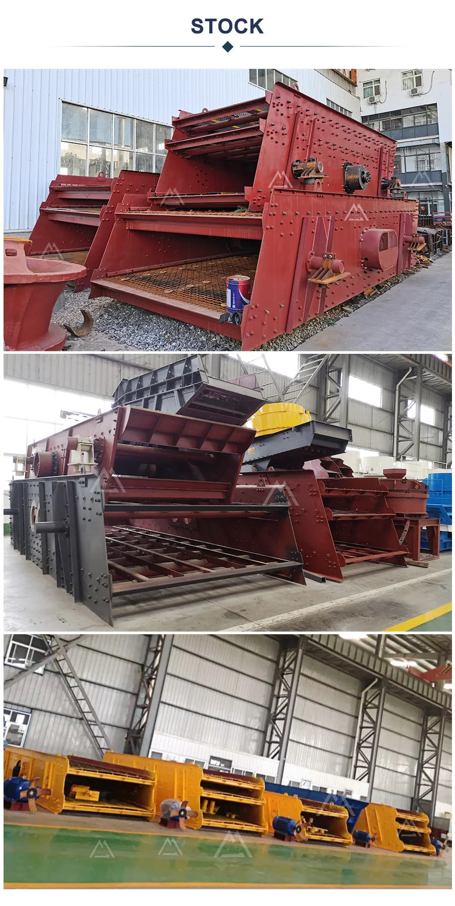 High Efficient Vibro Sieve Separator Quarry Rock Vibrating Screen For ...