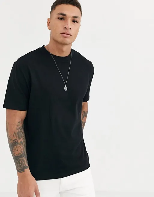 black t shirt asos