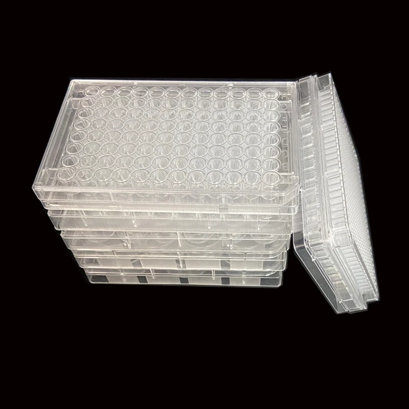 Cell Culture Plate Plastic Flat Bottom Cell Culture Plate With Cover 6 ...