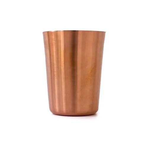 high quality copper tumbler hammered water