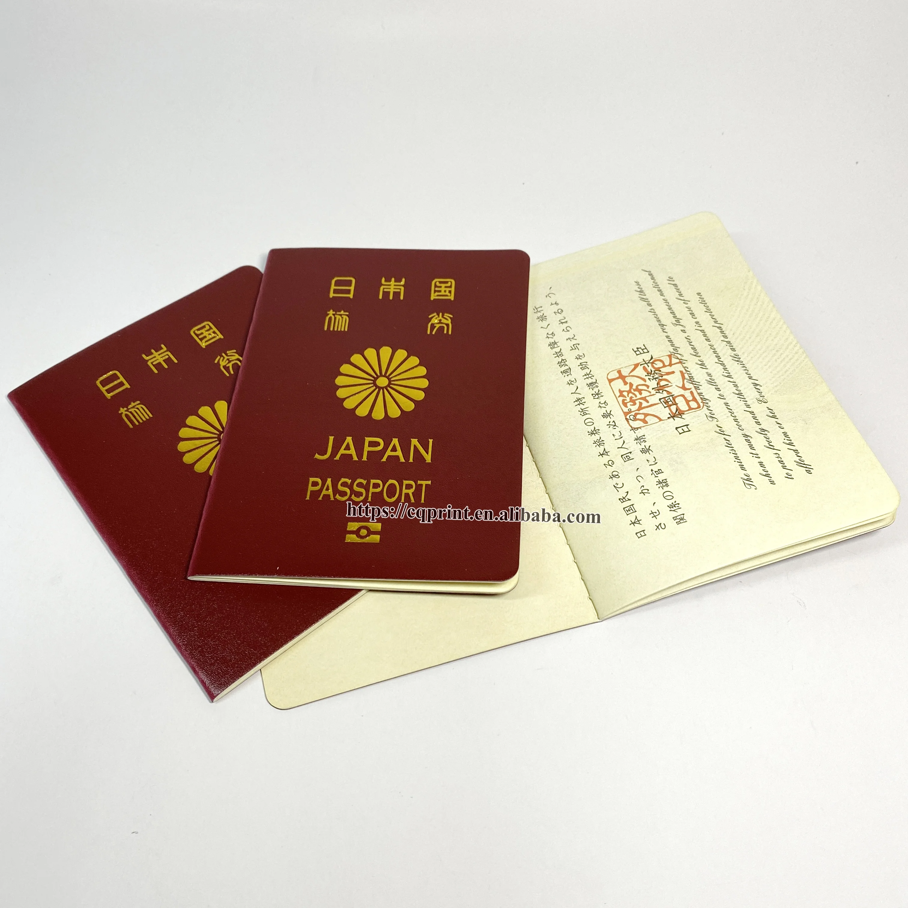 Wholesale Custom Prop Passport Printing in High Quality Certificates for Children or Company Clubs