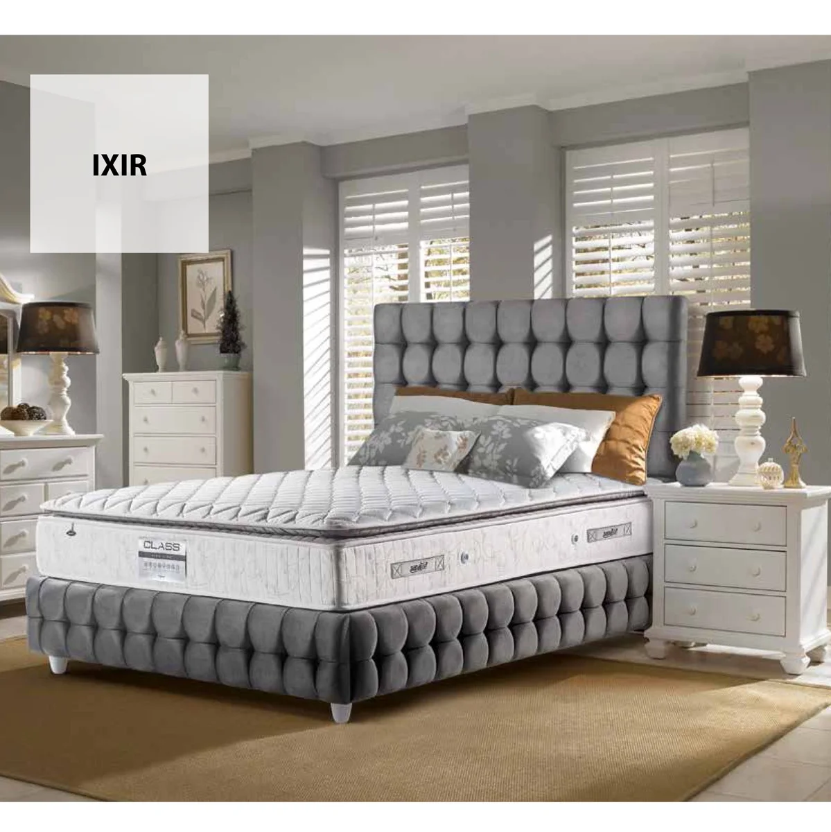 Мебель для дома отеля спальни оттоманка кровать с хранилищем подставка кровати скамейка матрас в рулоне вакуумная