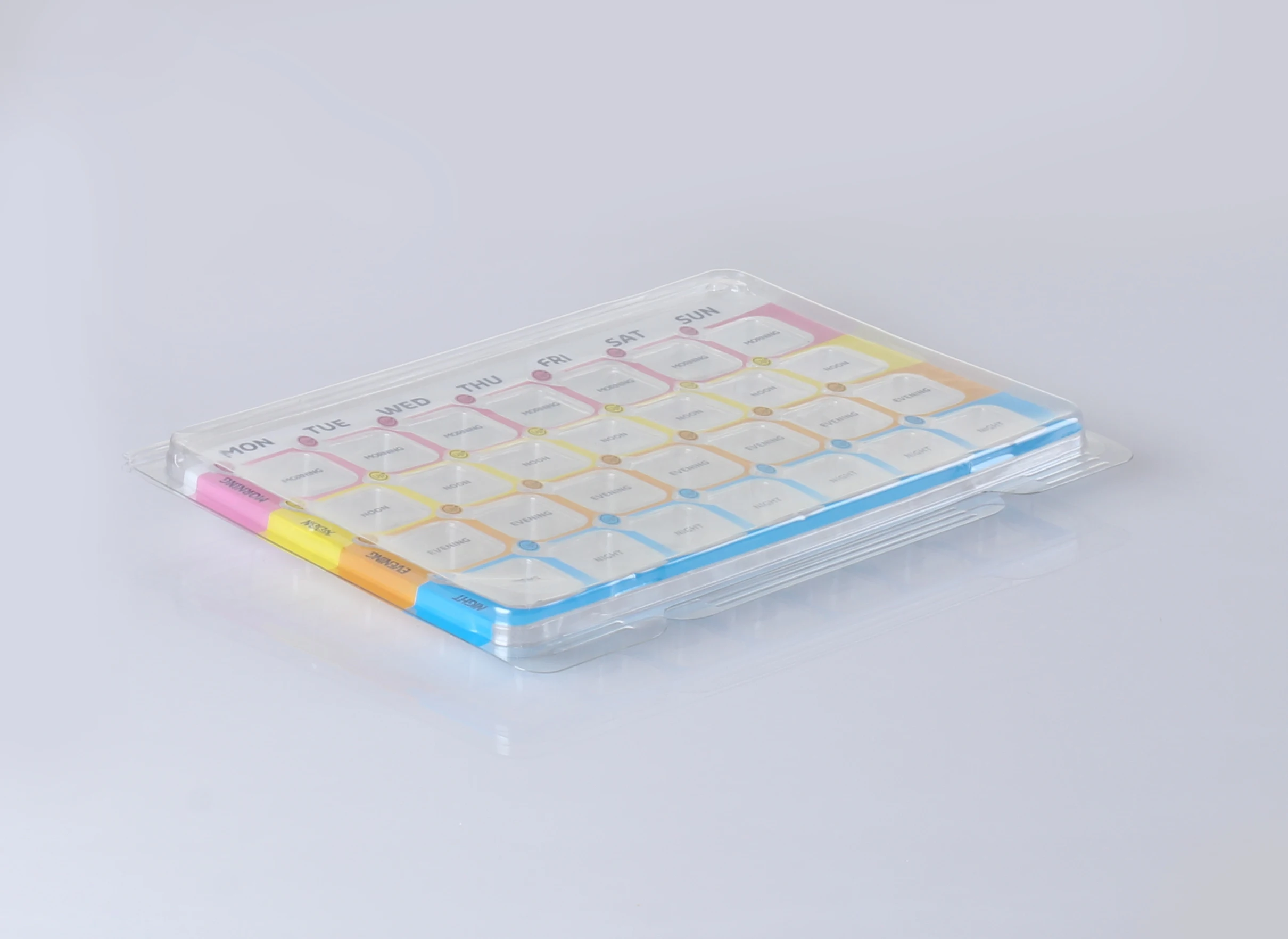 Производители поставляют прямые Таблеточные контейнеры и наклейки на неделю 28 таблеток