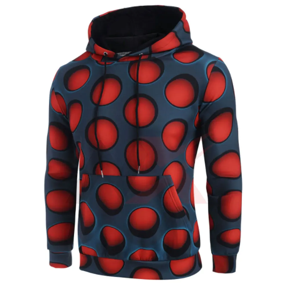 red tie dye moletom com capuz mens