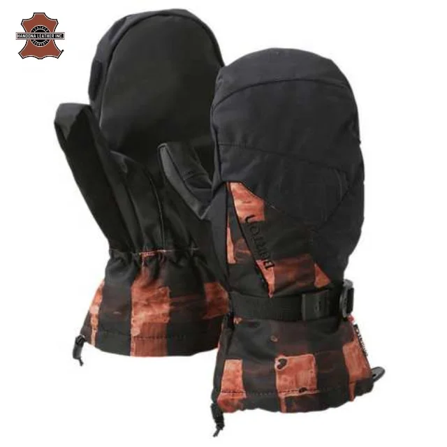 Зимние теплые мотоциклетные водонепроницаемые перчатки для сноуборда катания на коньках зимние кожаные из Пакистана