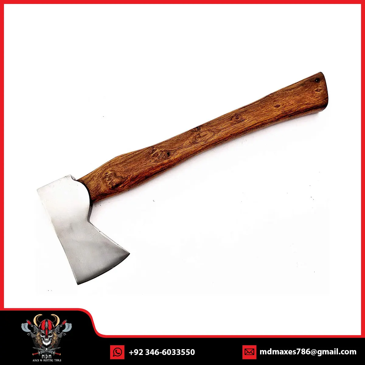 Custom Handmade Carbon Steel Viking Axe Bearded Axe Survival Outdoor