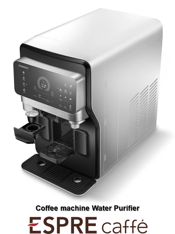 Esprecaffeオールインワンro温水および冷水ディ 