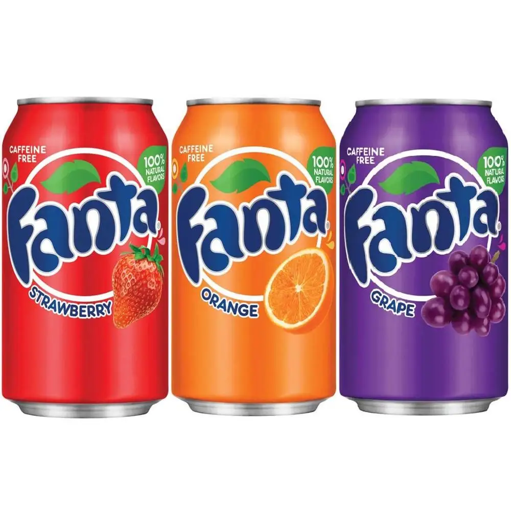 Fanta Natural Flavour 320ml Tin Beverages Top Quality Wholesaler And
