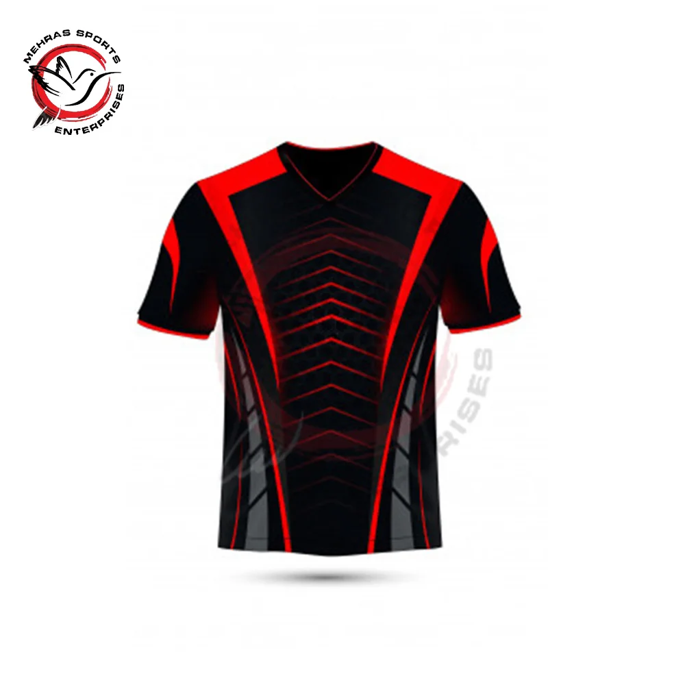 Source Gaming t shirt design custom men e-sports jerseys Blank