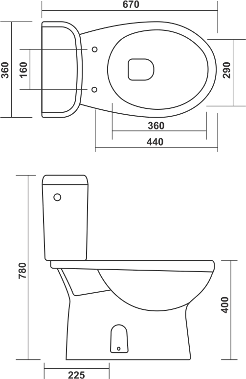 High Quality Bathroom Set Best Two Piece White Ceramic Wc Latest Design ...