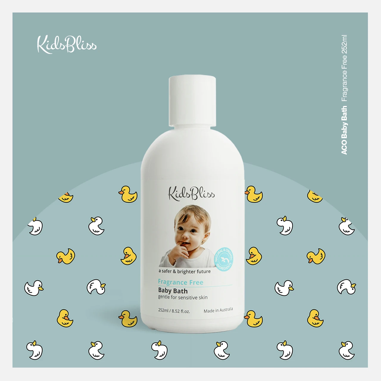 Australian Certified Organic Baby Bath Liquid 252ml Kidsbliss Made In Australia Buy Liquid Bath Soap Baby Care Products Australian Certified Organic Product On Alibaba Com