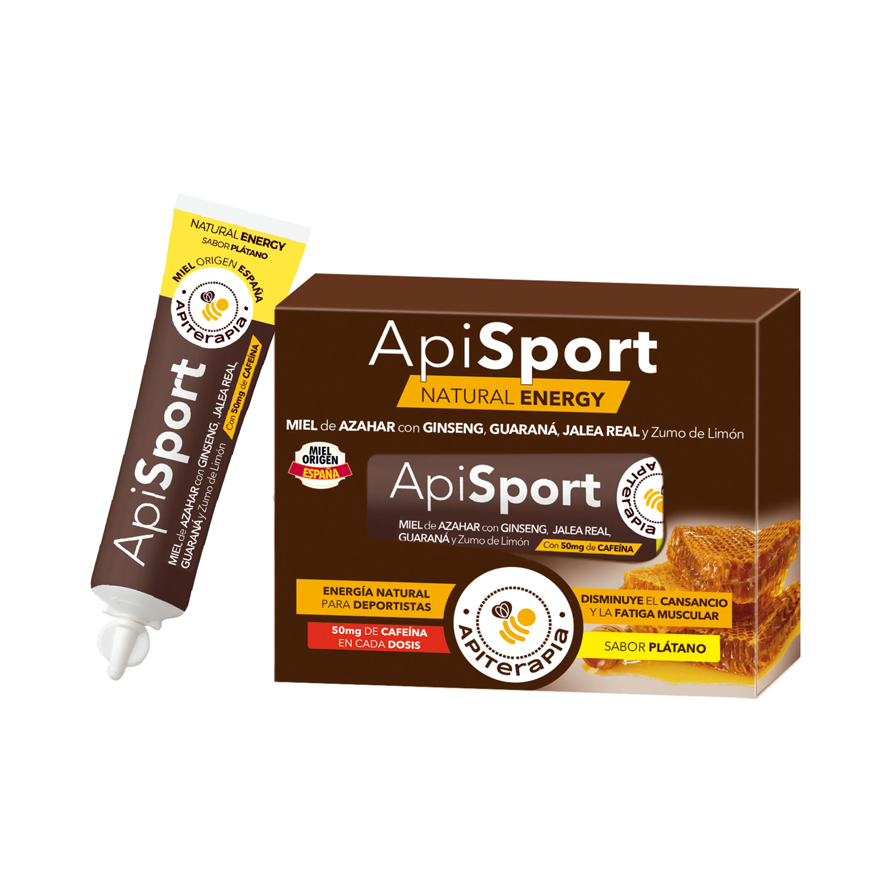 ApiSport  Box, banana flavour, 3 tubes