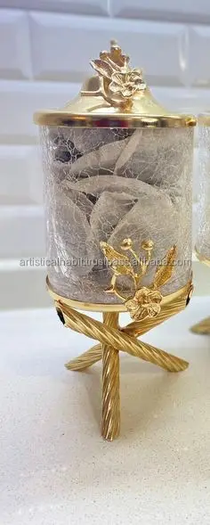 Source Alle Gold dekorative Deckel Designer Blatt Luxus Kanister