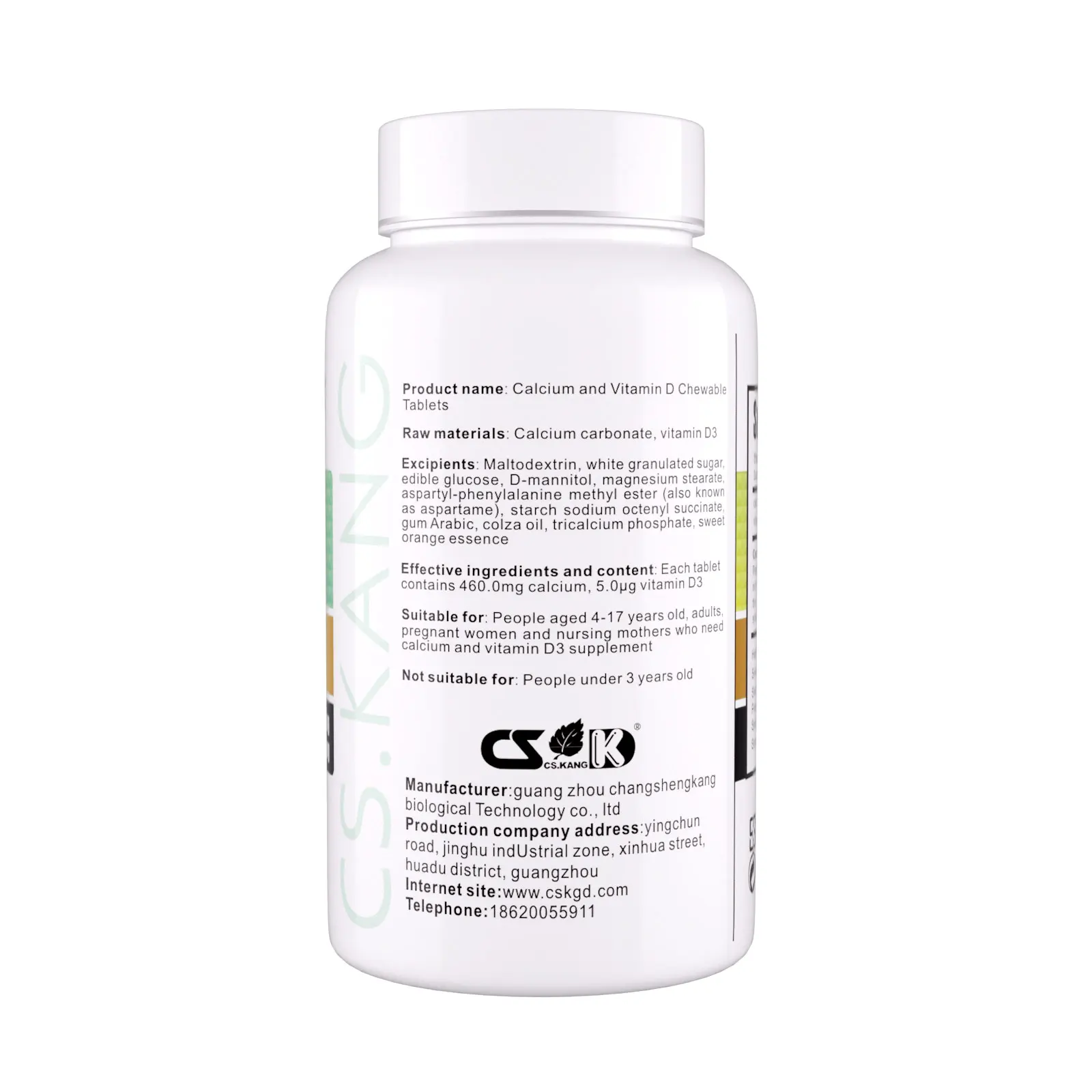 Таблетки с витамином D кальция по оптовой цене с индивидуальной этикеткой