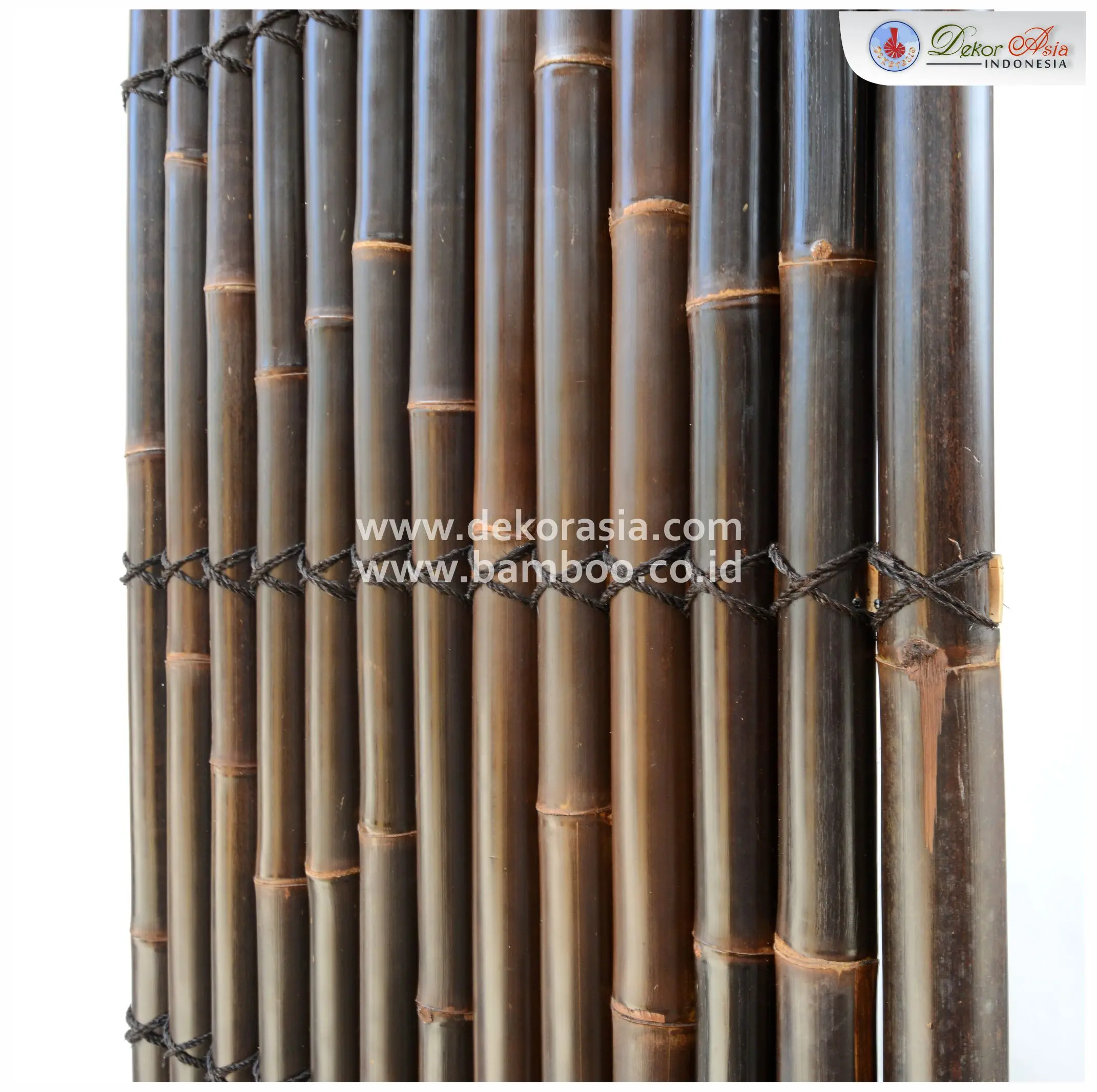 Schwarzer Bambus aus Indonesien Zaun-Sichtschutz Natrlicher Bambus fr  Hof, Garten und Outdoor-Living sowie Schwarze Zune, Rankgitter und Tore