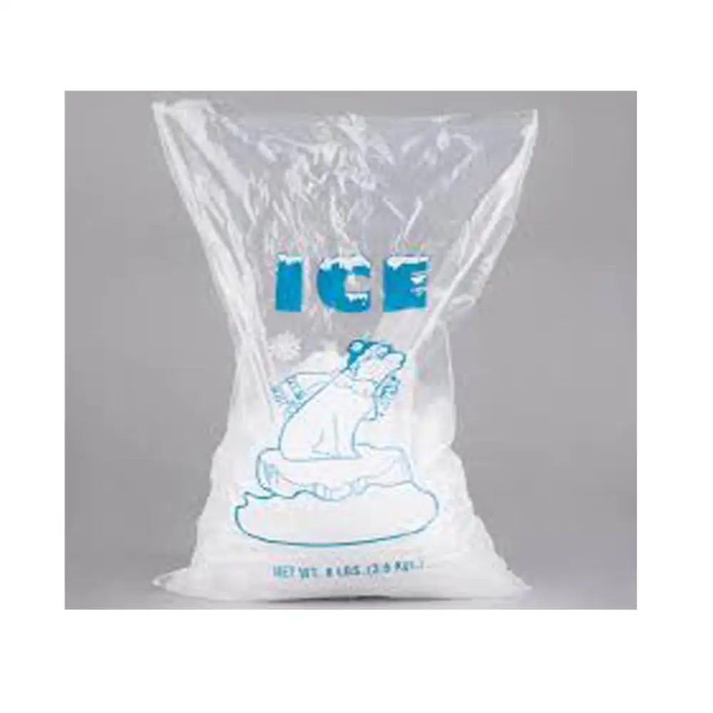 ice cube plastic bag with high
