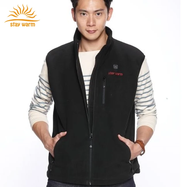 
 Безопасный моющийся нагревательный элемент OEM из углеродного волокна, жилет с подогревом для внешнего аккумулятора версии или батареи 7,4 В  