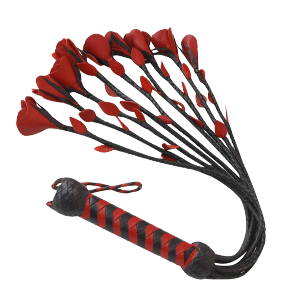 Find Complete Details about Red Rose Leather Flogger 09 Tails,Bdsm Flogger,Flogger...