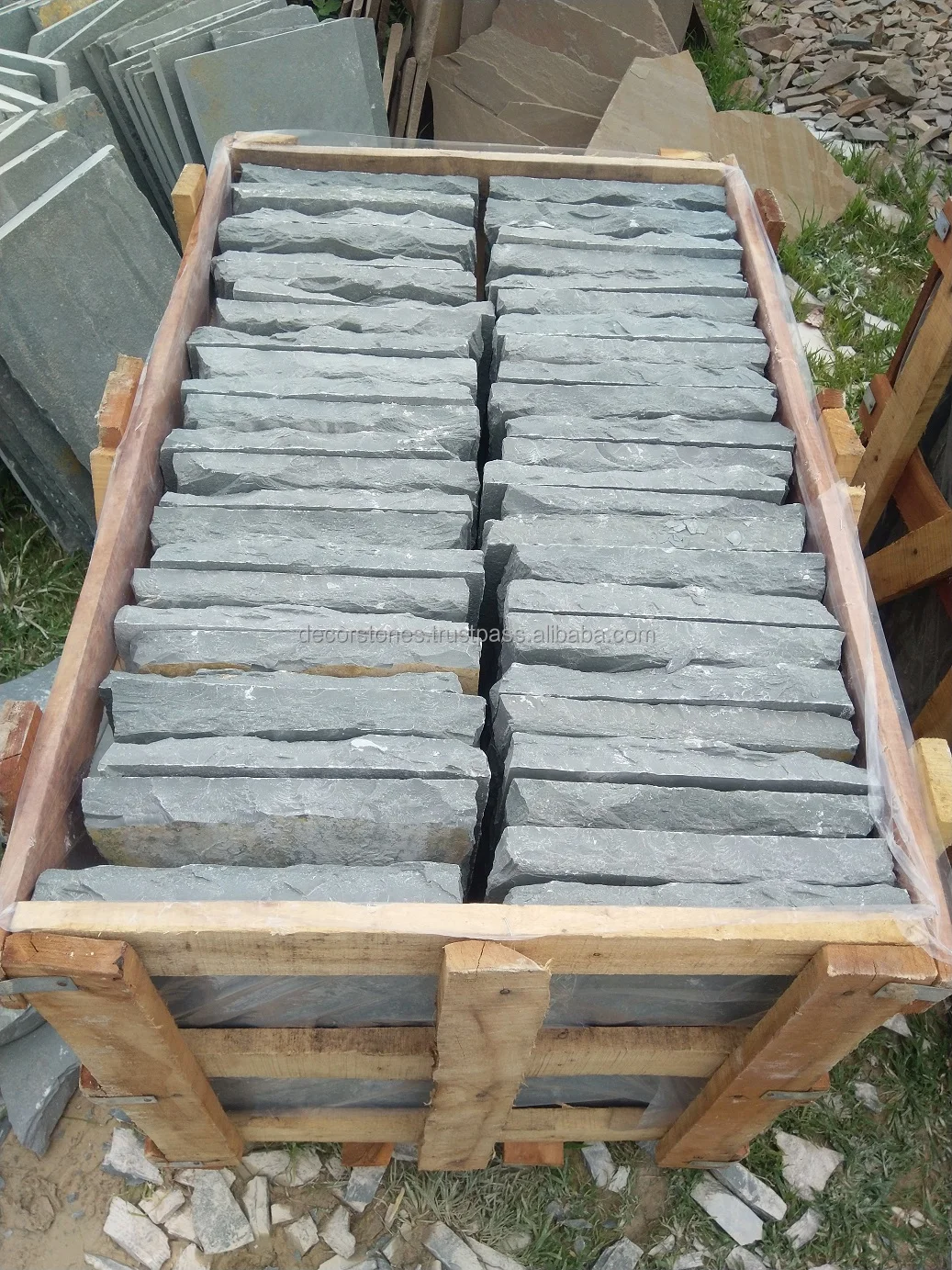 Indian Tandur Yellow Limestone Paving Slabs Tiles French Pattern