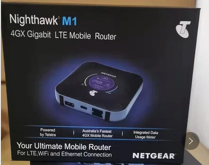 NETGEAR Nighthawk MR1100 M1 AU Version Mobile Hotspot Router Download Speeds of 1Gbps Cat16 Outdoor Travel Routers WiFi Ethernet