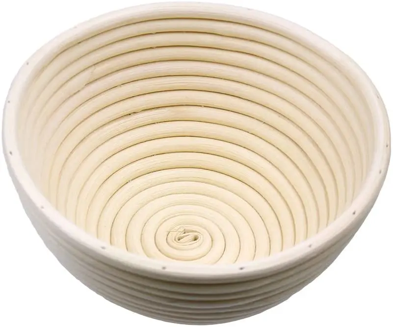 Round Bread Proofing Basket With Liner For Natural Rising Large Rattan