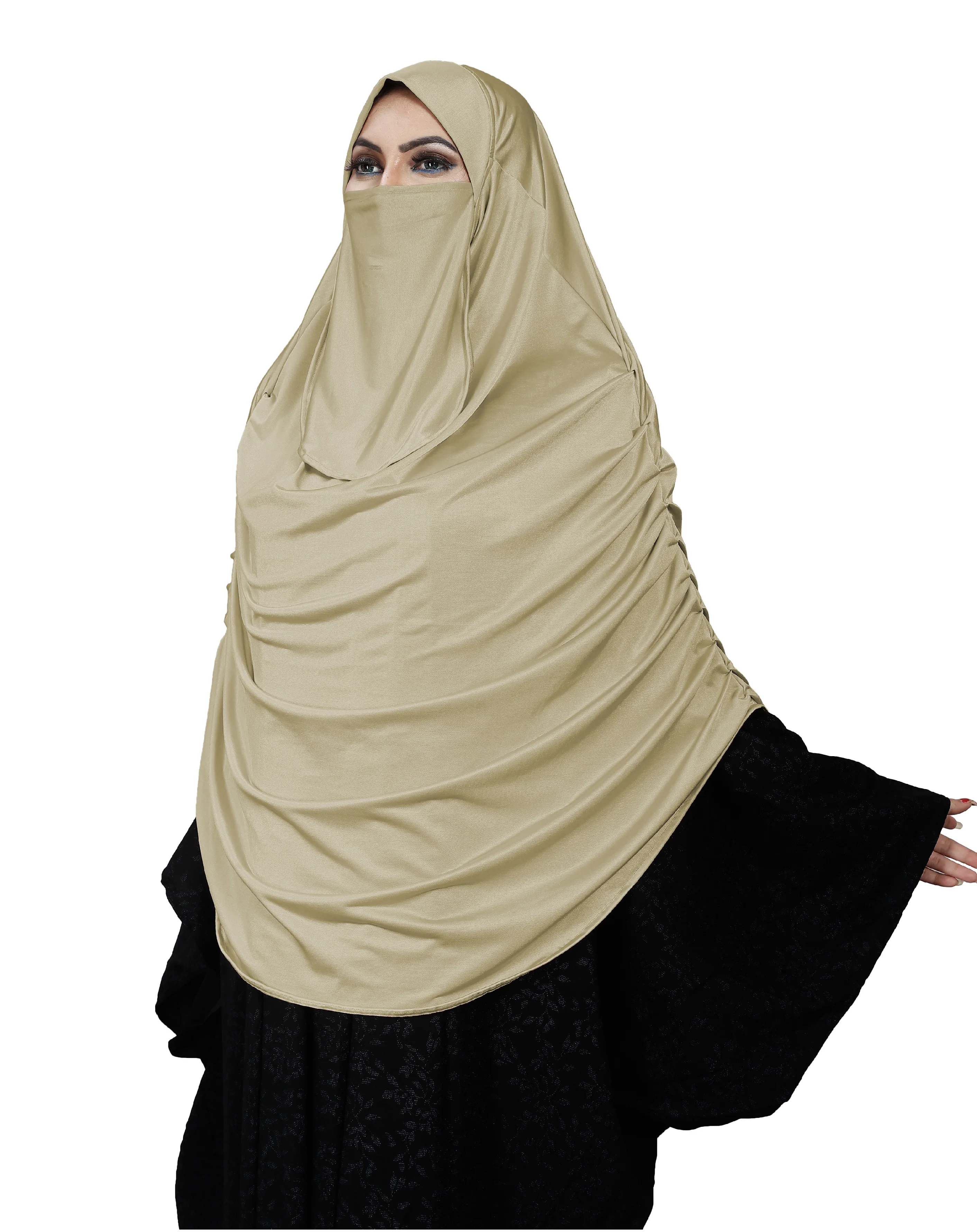 Islamic Muslim Hijab Makhna Abaya Dress 