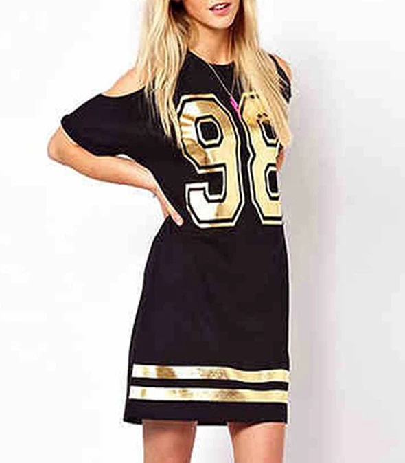 oversized baseball tee dress Oversized Baseball Jersey - White - Medium Child