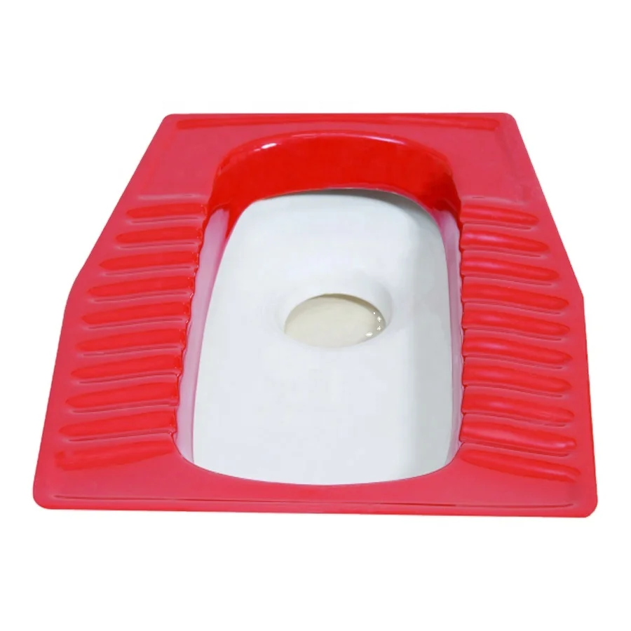 Широкий ассортимент, Восточная сковорода, красная двойная цветная сковорода для приседания, экспортная качественная фарфоровая сантехника для ванной, конкурентоспособная цена