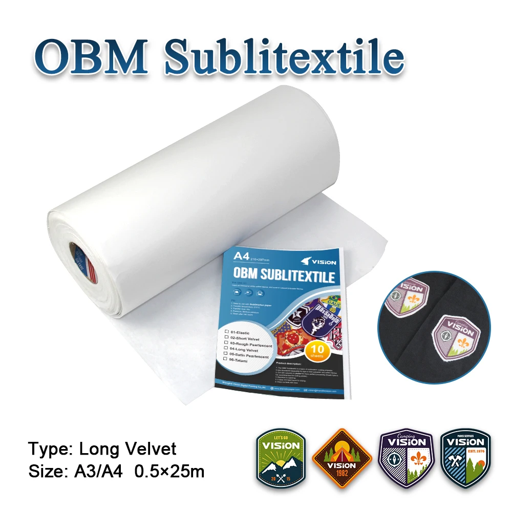OBM Sublitextile Sublimation Paper on Dark Cotton Tshirt