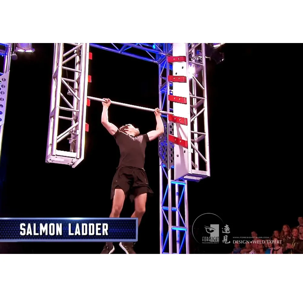 Newest Kids and Adult Ninja Warrior Obstacle Salmon Ladder Obstacle Course  Adults, image size:1000x1000