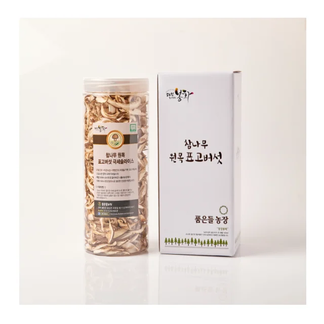 Корейский высушенный гриб Shiitake в тонких нарезках не требует предварительного излучения для приготовления богатых продуктов из